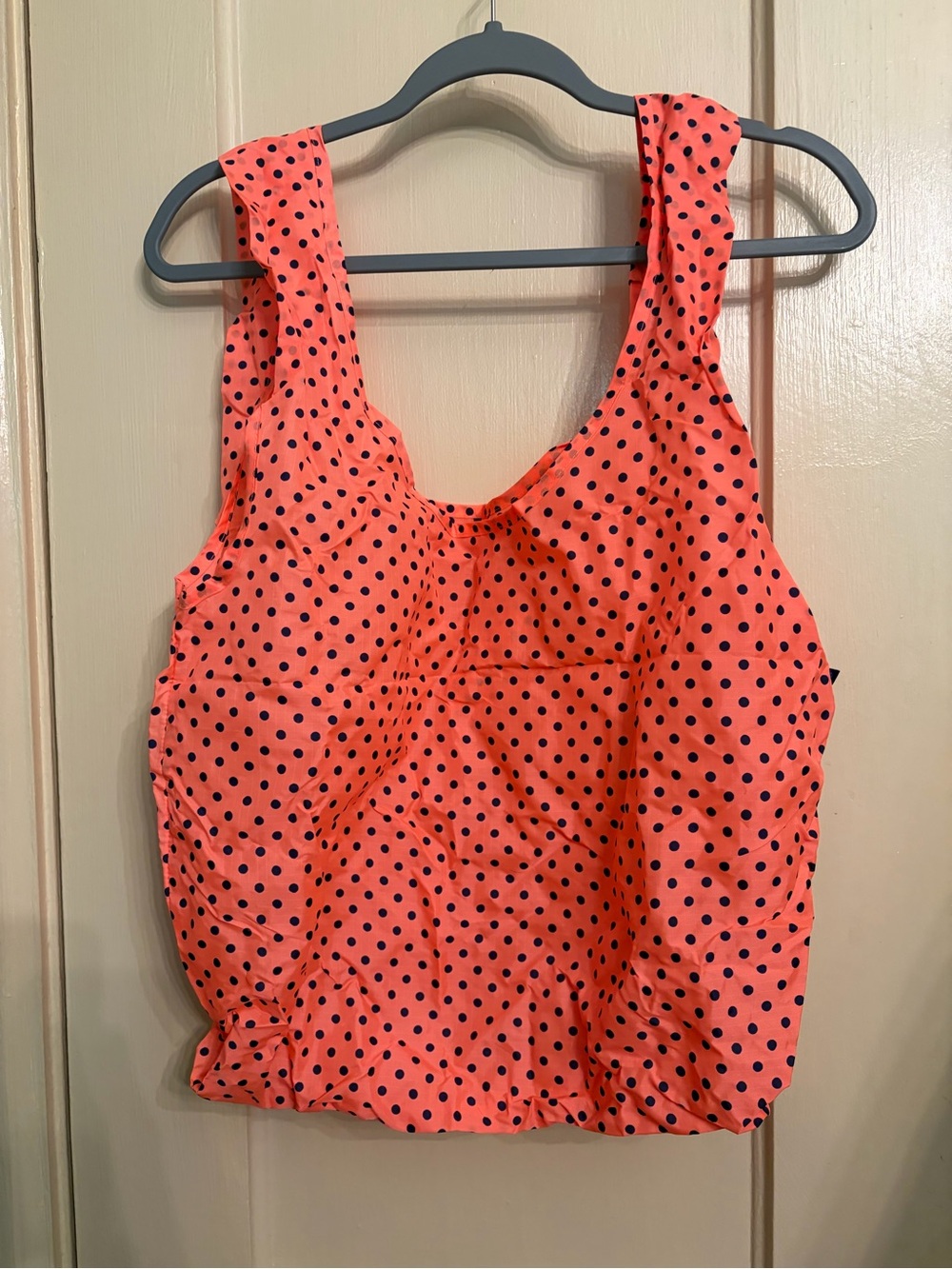 BAGGU tote bag with polka dots and pouch